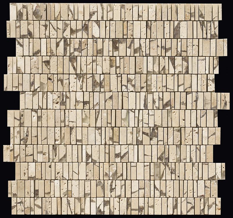limoges beige, mosaïque de marbre, carrelage de 30,5x30,5 cm. boxer
